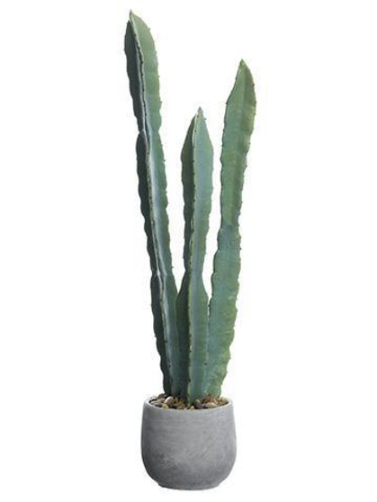 Artificial Cactus House Plant In Pot - 25" Tall
