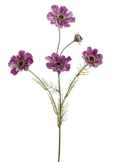 Artificial Purple Cosmos Flowers