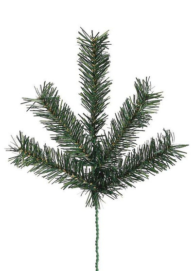 Artificial Indoor/Outdoor Christmas Pine Spray - 10.5" Tall (Bundle Of 24)