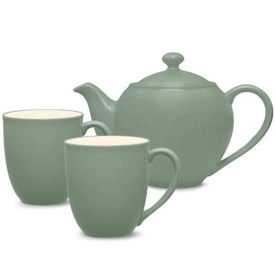 Green Teapot For Two (8485-T42)