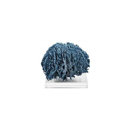 Blue Coral Large 16 On Acrylic Base (8073-XL)