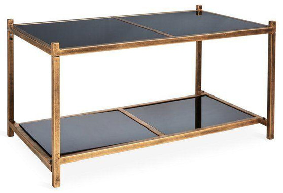 Antique Gold Iron Coffee Table (ME3016)