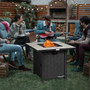 30A Square Propane Gas Fire Pit Table Ceramic Tabletop (OP70520)