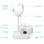 Camping Hand Wash Station Basin Stand With 4.5 Gallon Tank (OP70583)