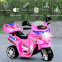 20-Day Presell 3 Wheel Kids Ride On Motorcycle 6V Battery Powered Electric Toy Power Bicyle New-Pink (TY327423PI)