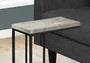 Accent Table - Grey Reclaimed Wood-Look - Black Metal (I 3404)