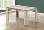 Dining Table - 36 X 60 Inch Taupe Reclaimed Wood-Look (I 1088)