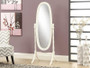 Mirror - 59"H - Antique White Oval Wood Frame (I 3102)