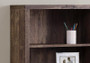 Bookcase - 48"H - Brown Wood Grain - Adjustable Shelves (I 7404)