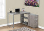 Computer Desk - Dark Taupe Left Or Right Facing Corner (I 7134)