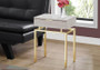 Accent Table - 24"H - Beige Marble - Gold Metal (I 3463)