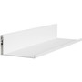 18-Inch No-Stud Floating Shelf(Tm) (White Powder Coat) (HANL18W)