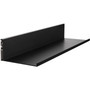 48-Inch No-Stud Floating Shelf(Tm) (Black Powder Coat) (HANL48B)