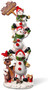 12" Stacked Snowman Decor With Red Buttons-Pack 1/12- Reshippable Inner Box (Pack Of 2) (PG11-53254-1)