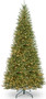 12' Dunhill® Fir Slim Hingedtree With 1000 Clear Lights Ul (DUSLH1-120LO)
