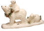 11.7" Polar Bear With 2 Babiespack 1/4-Reshippable Inner Box (MA10-MR17073-1)