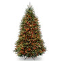 12' Dunhill® Fir Hinged Tree W/ 1200 Dual Color® Led Lights & Caps+ Powerconnect System-Ul/Cul-10 Functions -7794 Tips (DUH3-D31-120)