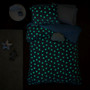 Quinny Glow In The Dark Plush Comforter Set - Full/Queen MZK10-202
