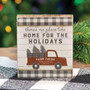 Home For The Holidays Block Sign