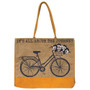 All About The Journey Burlap Tote