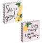 Easy Peasy Square Block 2 Asstd. (Pack Of 2) G35358 By CWI Gifts