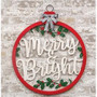 Merry And Bright Bulb Sign