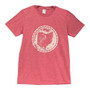 Distressed Ohio T-Shirt Heather Red Small