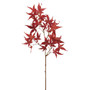 27" Japanese Maple Spray Dark Red (Pack Of 12) PSM008-RE/DK