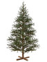 8'Hx60"D Angel Pine Tree Wood Trunk X4160 On Wood Base Green YTA698-GR
