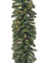 9'Lx18"W Noble Fir Garland X260 W/100 Clear Lights Green (Pack Of 6) YGN718-GR