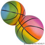 (BRRAINB) 9.5" Rainbow Basketball
