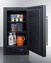 (FF1843B) 18" Wide Built-In Undercounter All-Refrigerator In Black