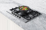 (GC527SS) 5-Burner Gas Cooktop Made In Italy In A Stainless Steel Finish
