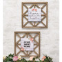 Where The Heart Is Lattice Sign - 2 Assorted (Pack Of 2)