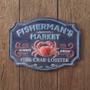 Fishermans Market Wall Sign