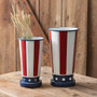 (Set Of 2) Patriotic Vases