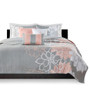 Lola 6 Piece Reversible Cotton Printed Coverlet Set - Full/ Queen MP13-6834