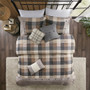 Ridge 7 Piece Herringbone Comforter Set King MP10-7213