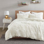 Malea Shaggy Fur Duvet Cover Set King ID12-1925