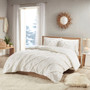 Addison Pintuck Sherpa Down Alternative Comforter Set Full/Queen TN10-0437