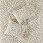 Laetitia Tufted Cotton Chenille Medallion Duvet Cover Set Full/Queen MP12-7116