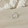 Laetitia Tufted Cotton Chenille Medallion Duvet Cover Set Full/Queen MP12-7116