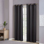 Taren Solid Blackout Triple Weave Grommet Top Curtain Panel Pair SS40-0153