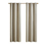 Taren Solid Blackout Triple Weave Grommet Top Curtain Panel Pair SS40-0154