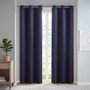 Taren Solid Blackout Triple Weave Grommet Top Curtain Panel Pair SS40-0157