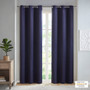 Taren Solid Blackout Triple Weave Grommet Top Curtain Panel Pair SS40-0158