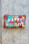 Happy Holidays -Kantha Pillow