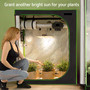 96"X96"X80" Mylar Hydroponic Grow Tent With Observation Window And Floor Tray For Indoor Plant Growing 8'X8'