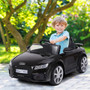 12V Audi Tt Rs Electric Remote Control Mp3 Kids Riding Car-Black (TY327694BK)