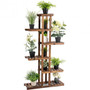 6 Tier Garden Wooden Shelf Storage Plant Rack Stand (GT3560)